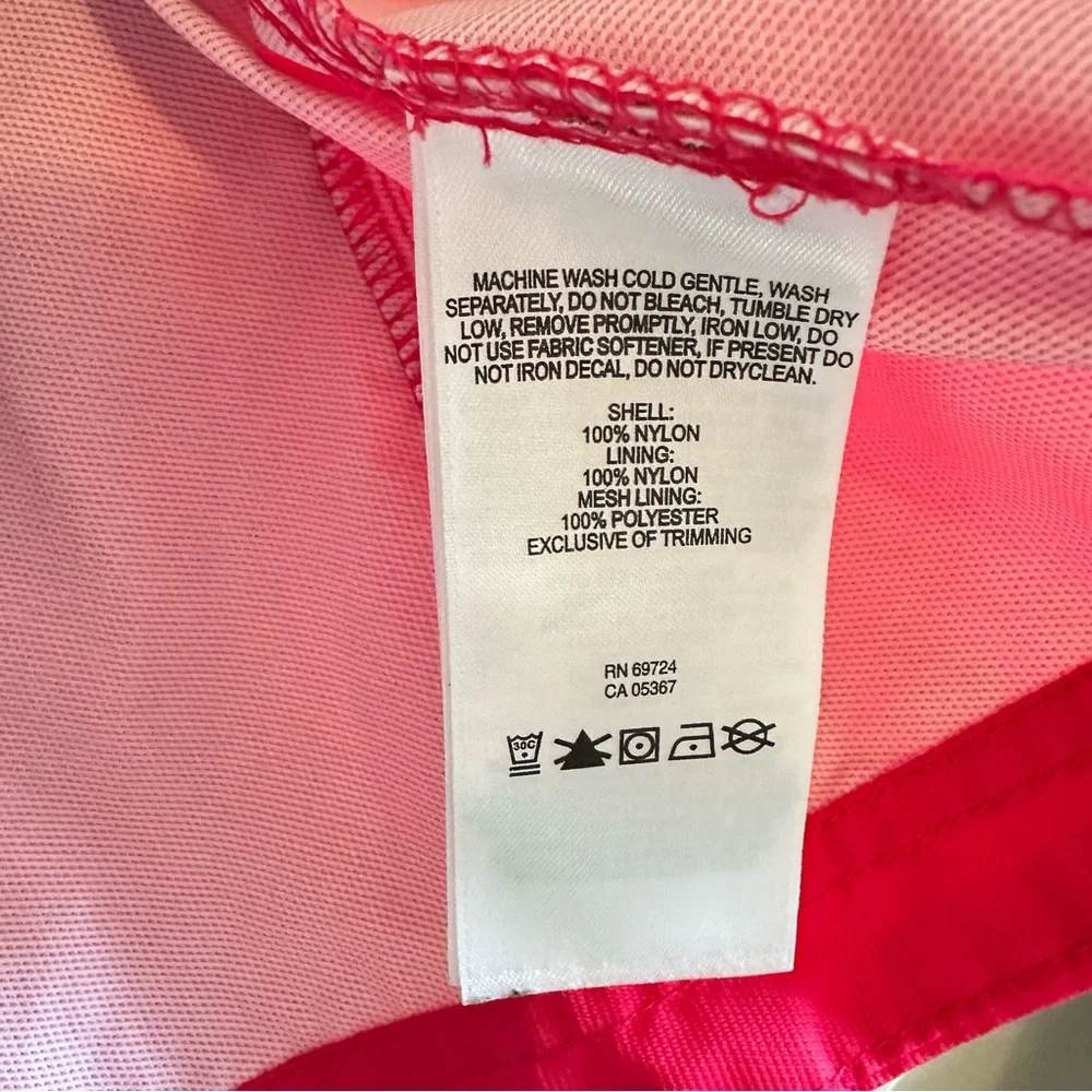 Columbia, Omni-Shield Rain Jacket with Hood and Tie, Pink, Women's Size Medium - Picture 10 of 16